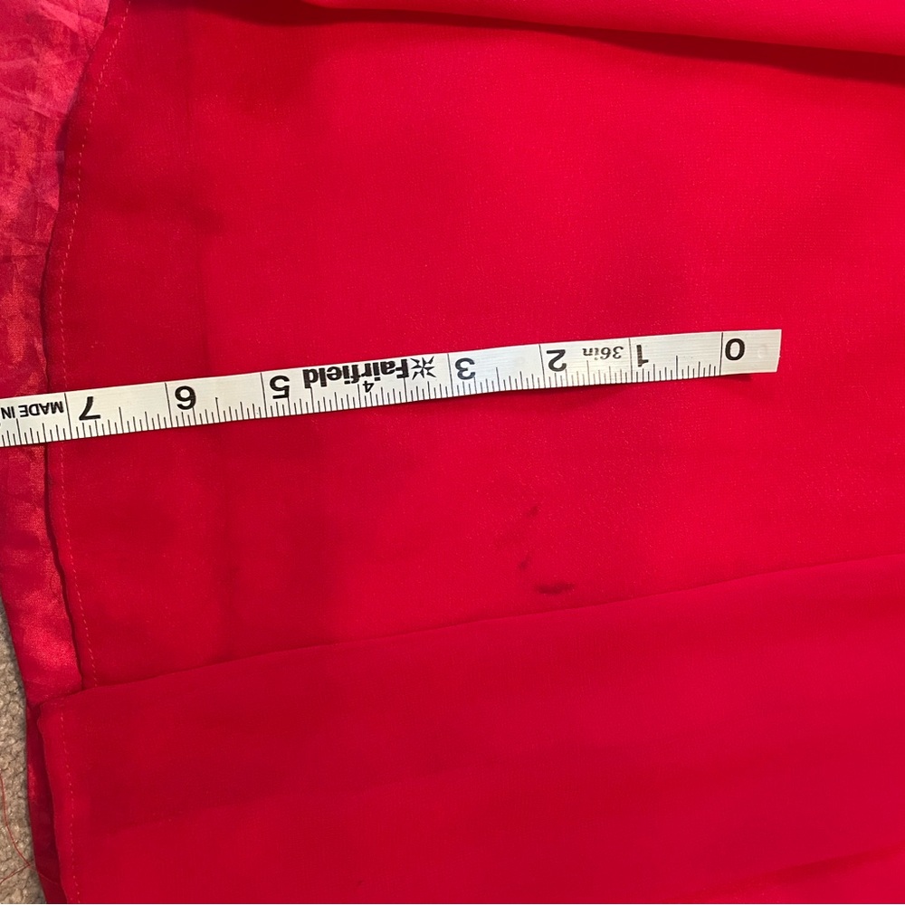 Beautiful red sequin prom or pageant dress. - Picture 8 of 9